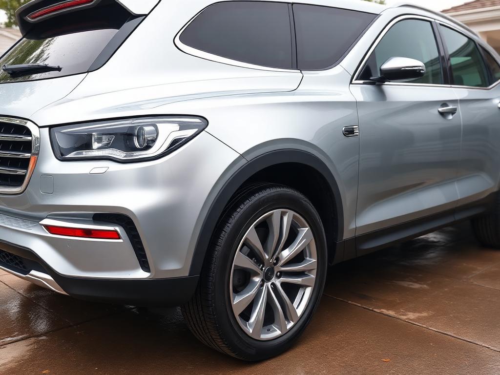 SUV exterior detail — after