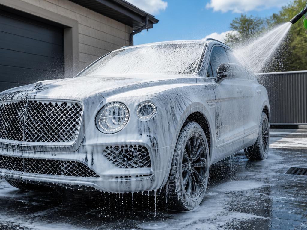Foam cannon wash